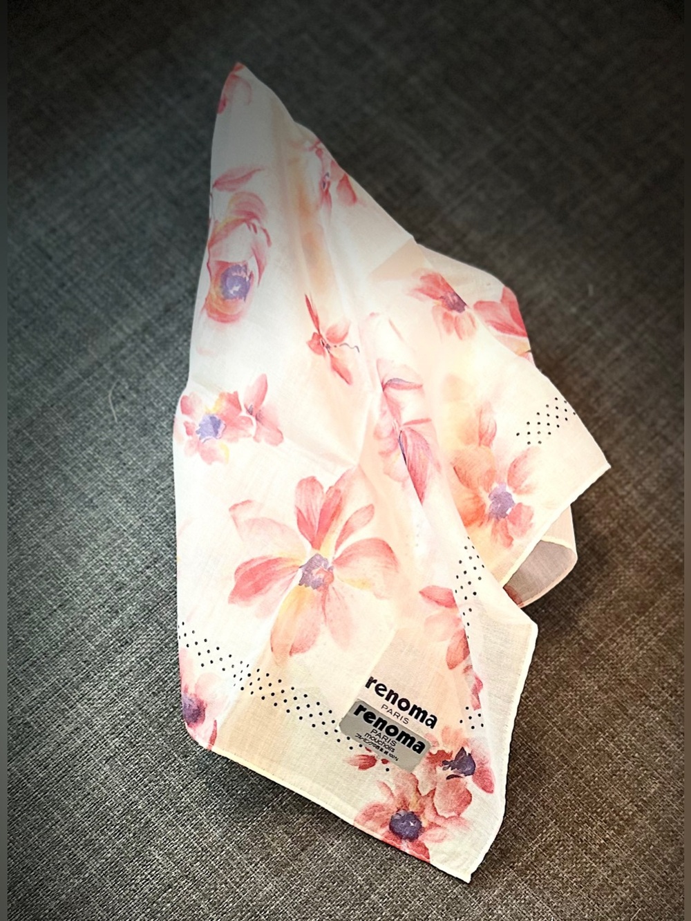 Renoma Floral Pink Women's handkerchief